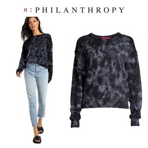 n: Philanthropy Tie Dye Crewneck Sweatshirt